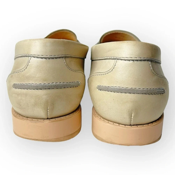 TOD’S Leather Penny Loafers Driving  Shoes 34 - Picture 6 of 9